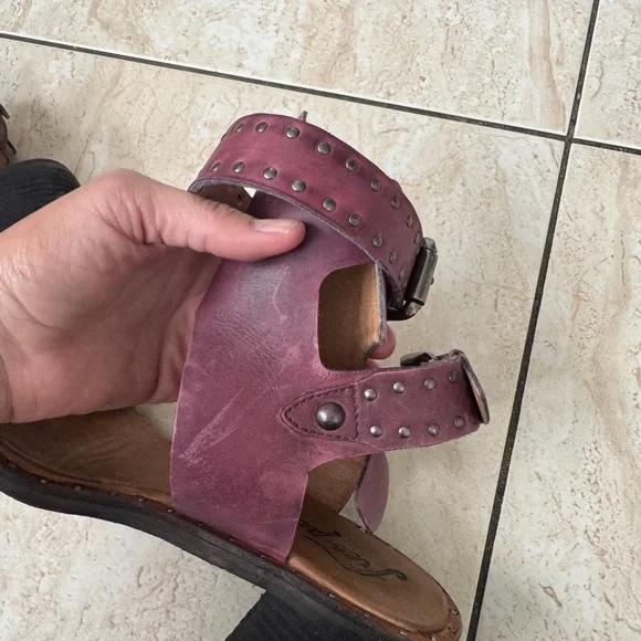 Free People Purple Studded Sandals - Picture 11 of 15